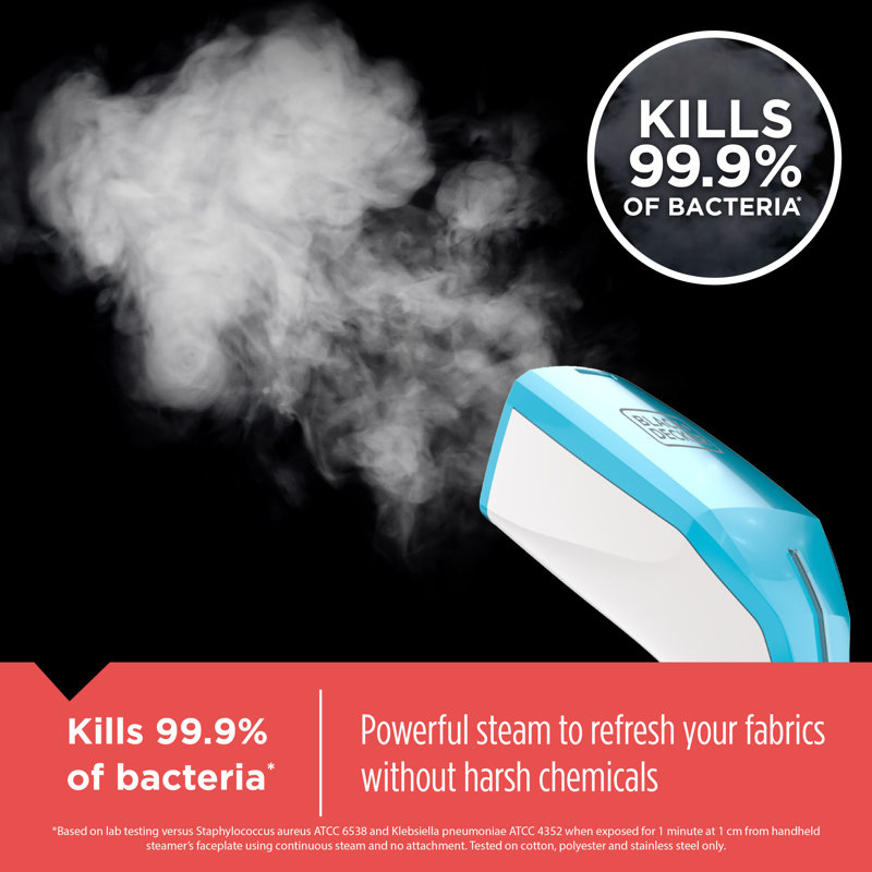 Black + Decker Compact Garment Steamer, Hand Steamer, Travel Steamer, Indigo, HGS100P & Reviews